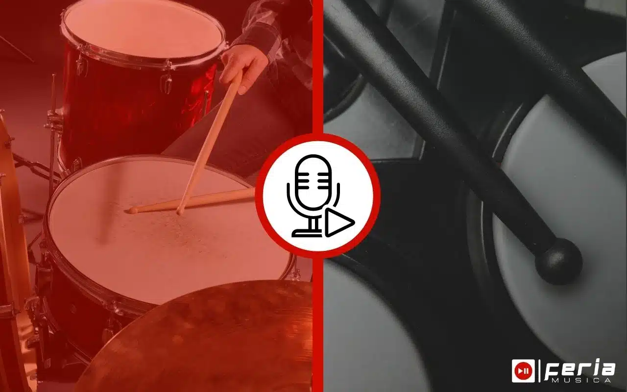 Batterie électronique ou acoustique: que choisir ? 10 Enregistrement acoustique vs electrique feria musica