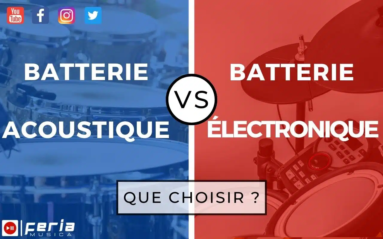 Batterie électronique ou acoustique: que choisir ?