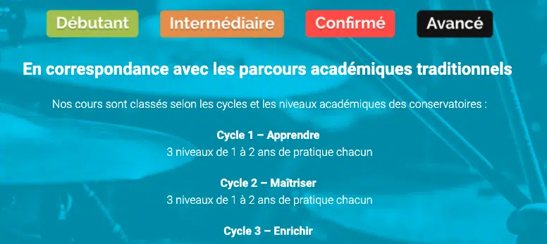 Les 5 Meilleurs cours de batterie en ligne 8 cours batterie en ligne sur imusic-school programme