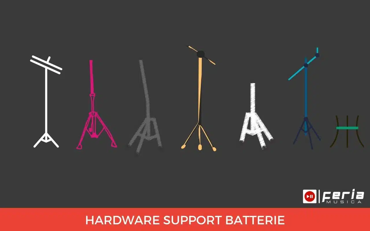 hardware batterie matériel support cymbales perchettes