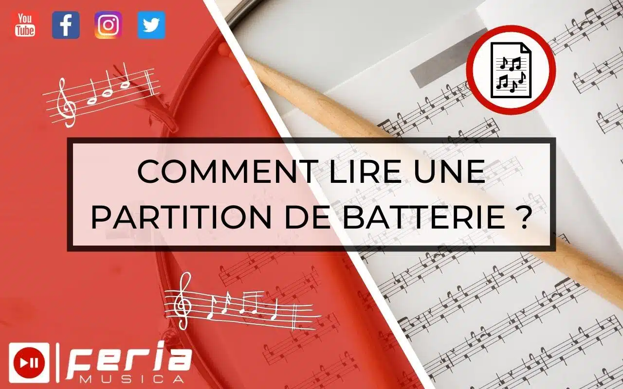 partition de batterie solfège lire