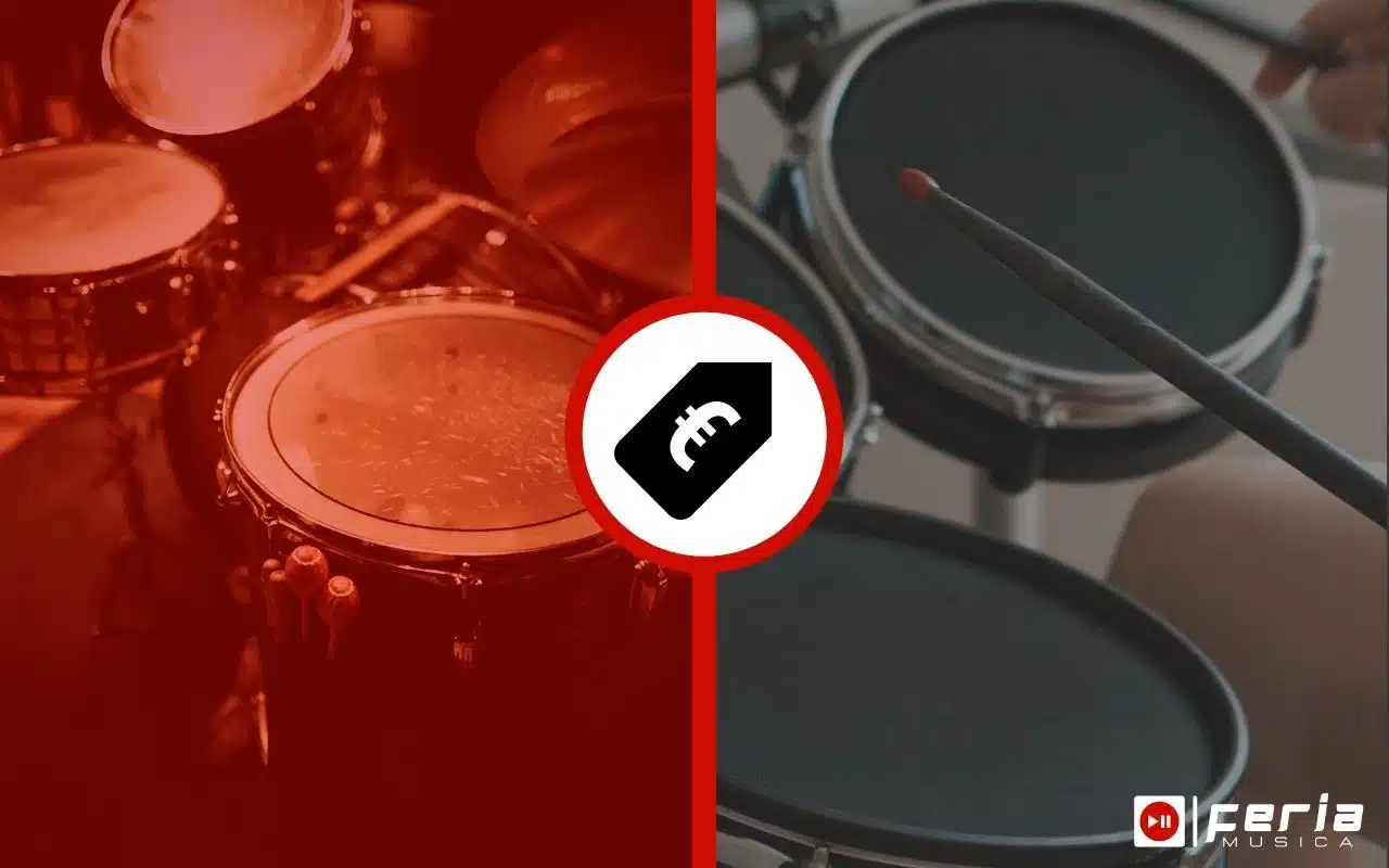 Batterie électronique ou acoustique: que choisir ? 5 prix acoustique vs electrique feria musica