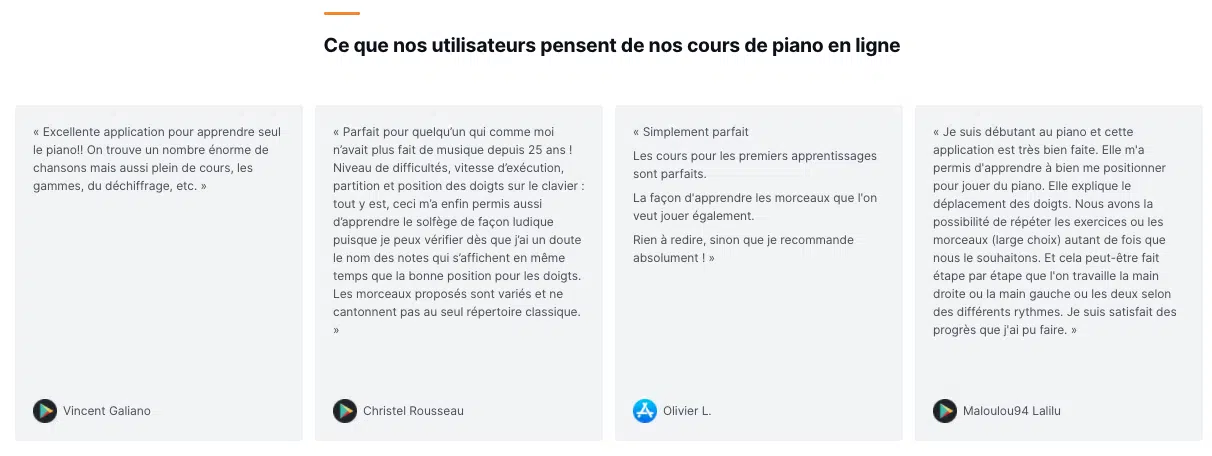 Les 7 Meilleurs Cours de Piano en Ligne 11 avis utilisateur flowkey cours