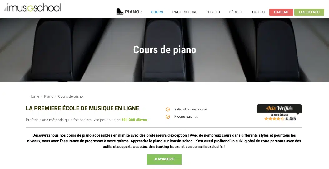 Les 7 Meilleurs Cours de Piano en Ligne 20 imusic school cours de piano
