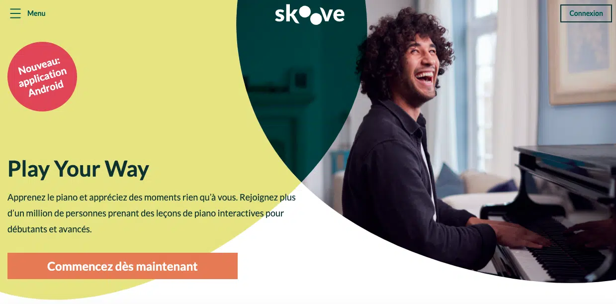 Les 7 Meilleurs Cours de Piano en Ligne 1 skoove piano en ligne cours
