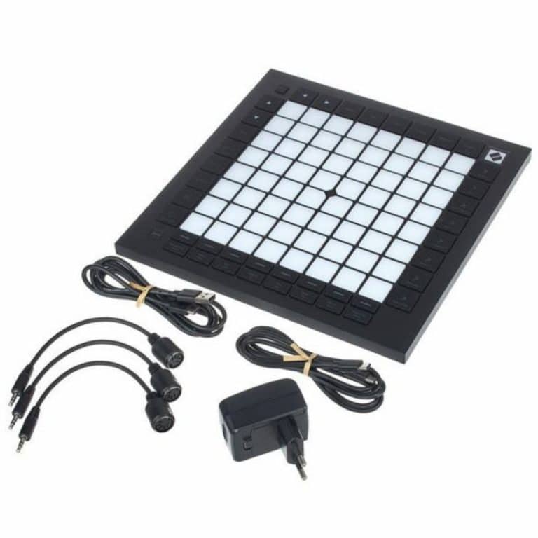 Contrôleur MIDI Bluetooth 5.1 Rechargeable - Avec Pédale Et Câble USB - Compatible IOS, Android, Windows, MacOS - Faible Latence - Pour MAO, DJ, Production Musicale - 2
