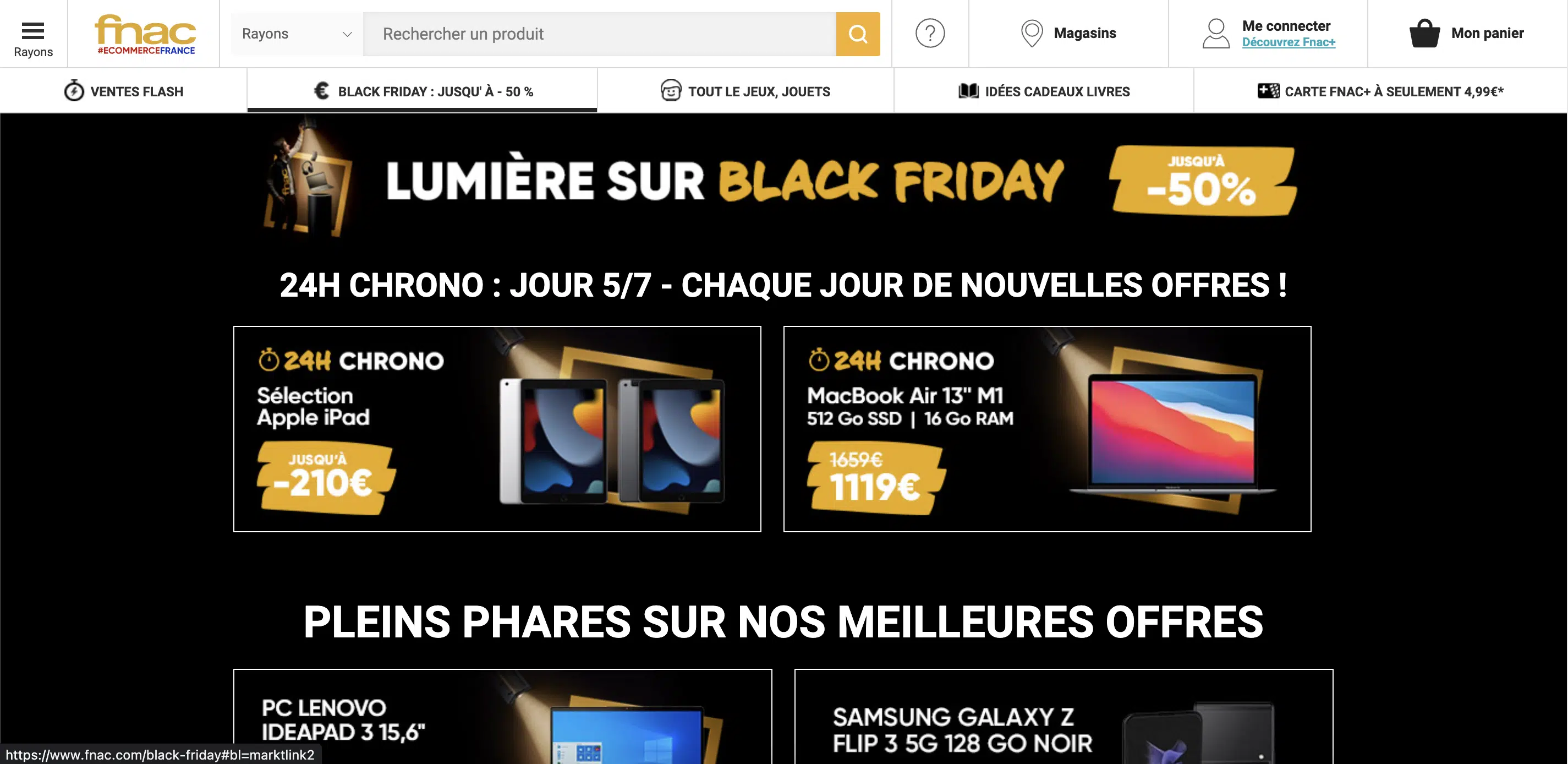 guitare black friday achat cyber week fnac 1