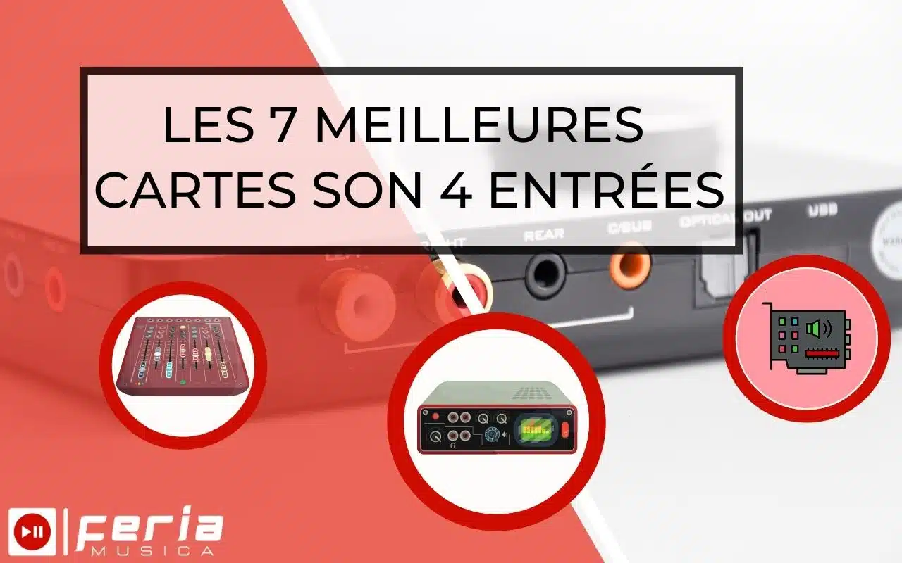 meilleures cartes son 4 entrées