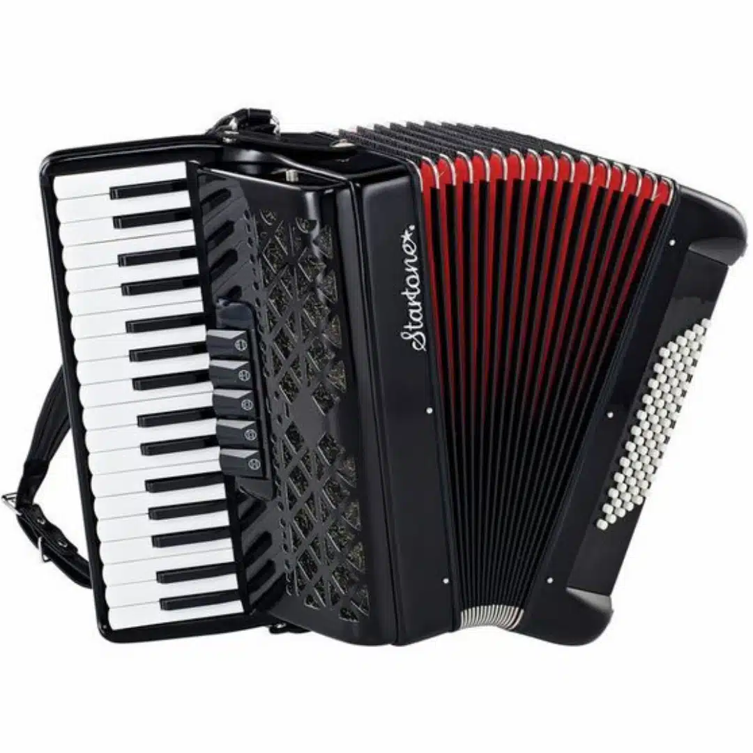Startone Piano Accordion 72 Black MKII