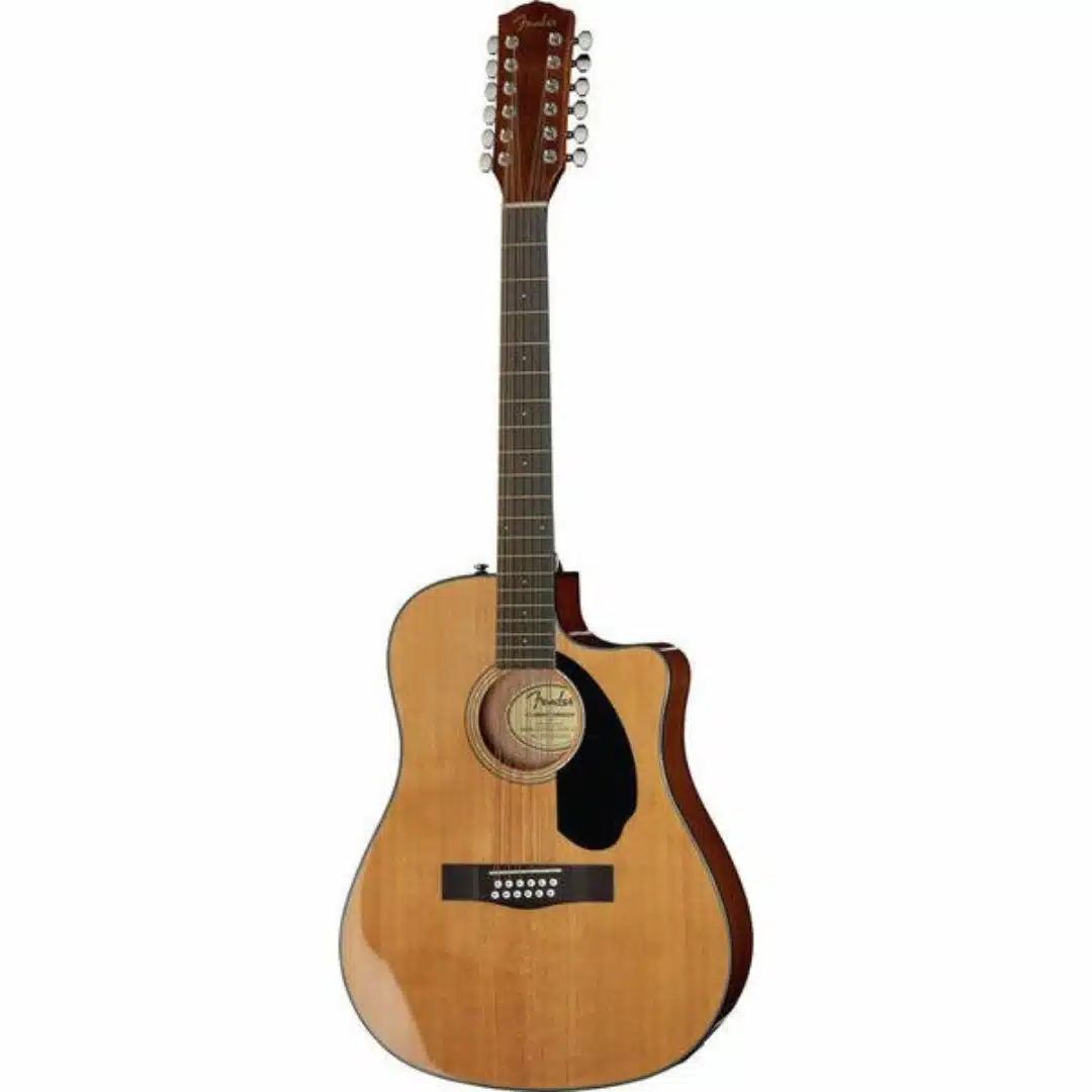 Las 10 mejores guitarras de 12 cuerdas 7 Fender CD-60SCE-12 Nat WN