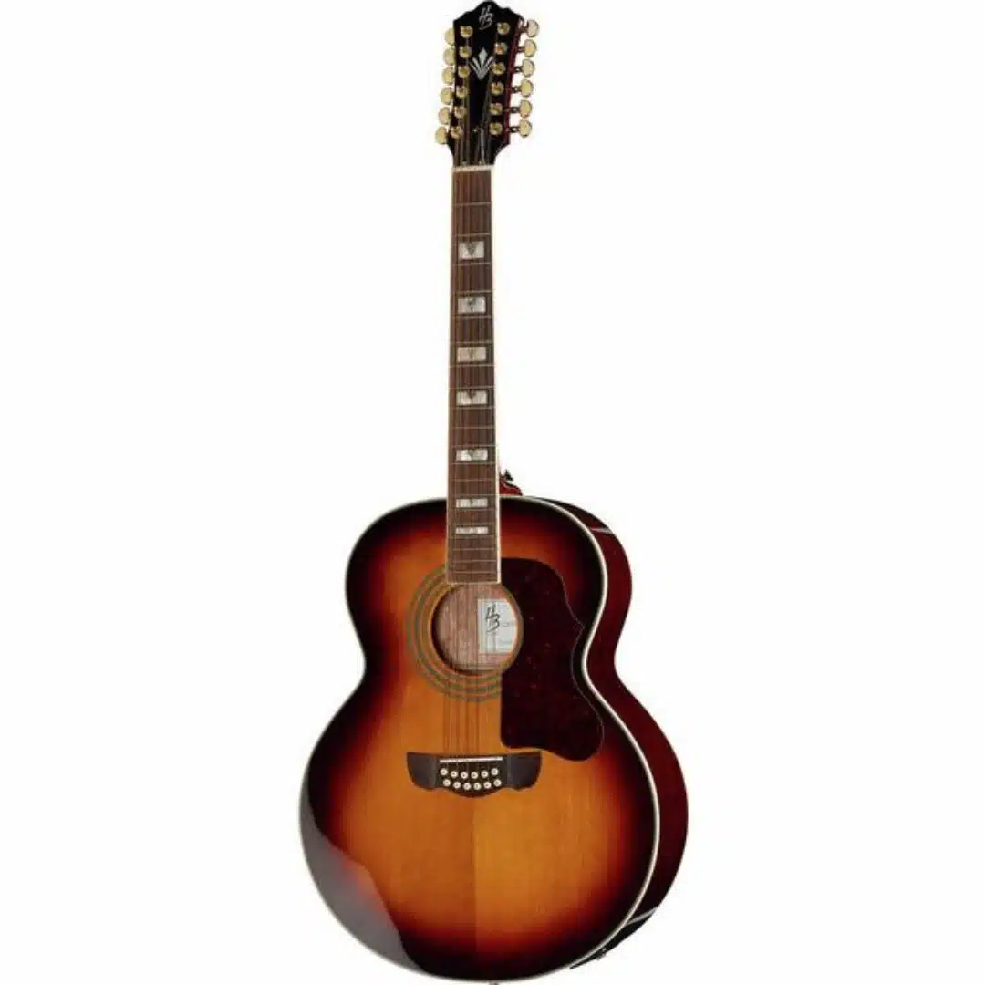 Las 10 mejores guitarras de 12 cuerdas 6 Harley Benton Custom Line CLJ-412E 3SB