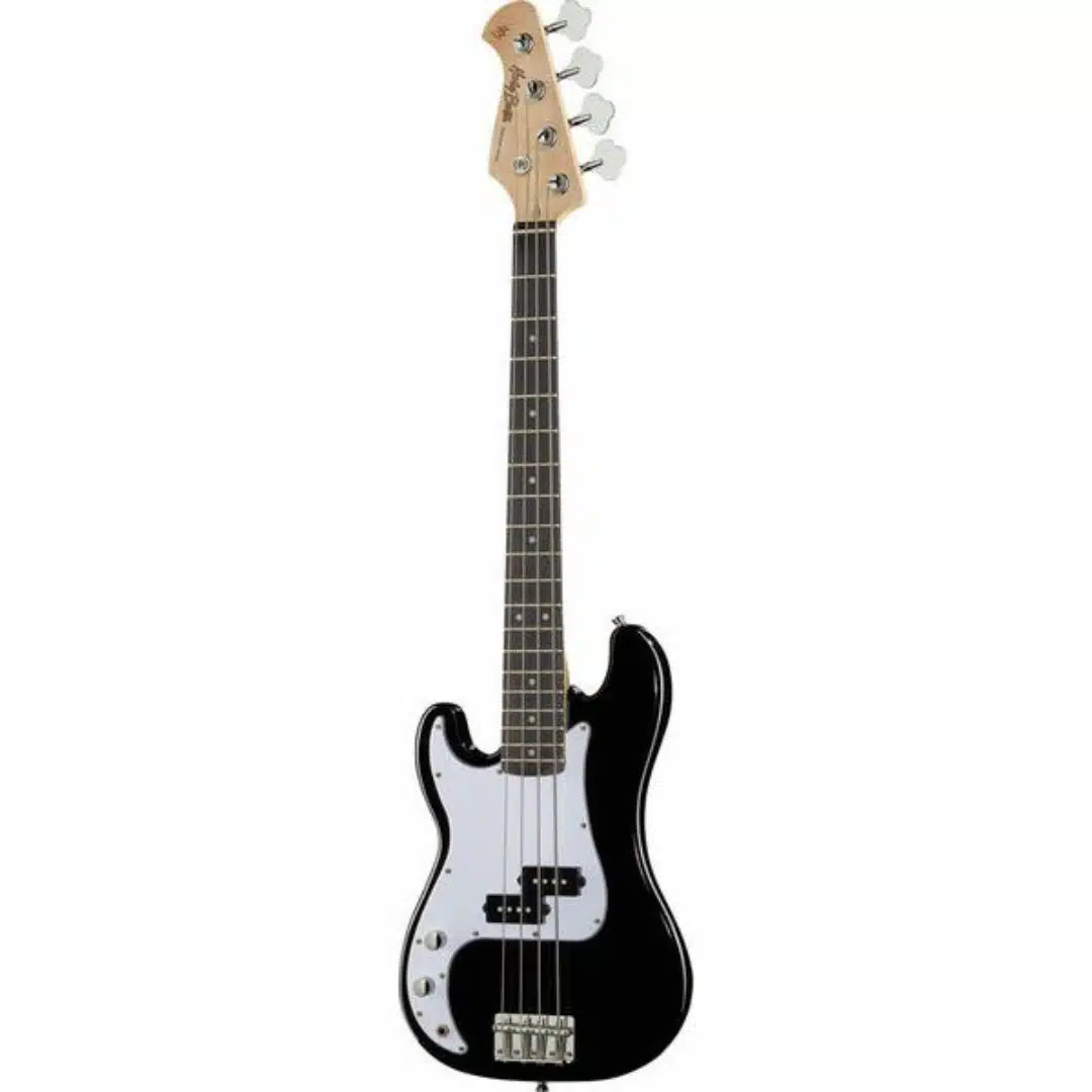 Los 10 mejores bajos para zurdos 5 Harley Benton PB-Shorty LH BK Std. Series