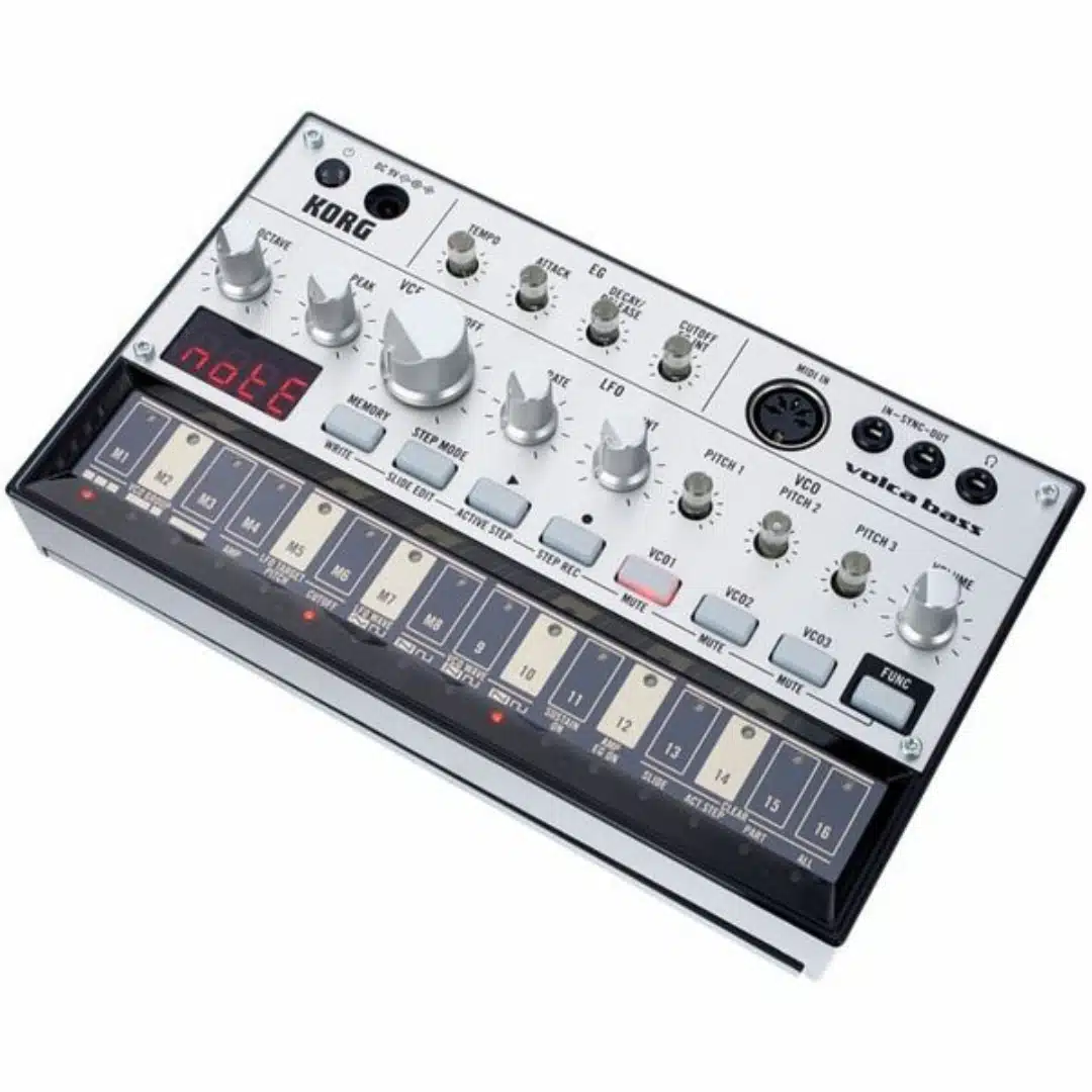 Los 10 mejores sintetizadores para principiantes 7 Korg Volca Bass