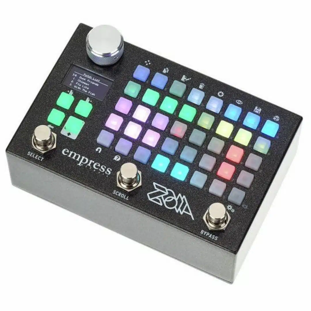 Las 10 mejores pedaleras multiefectos para guitarra 10 Empress Effects ZOIA
