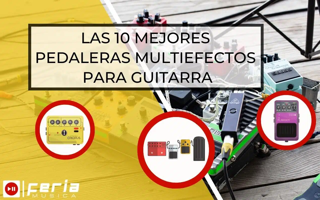 Las mejores pedaleras multiefectos para guitarra