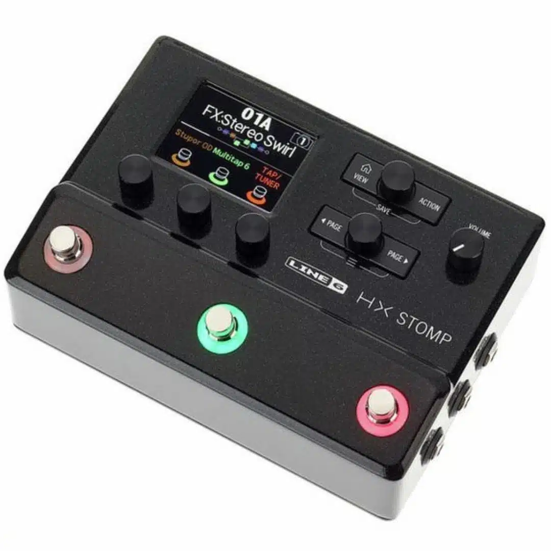 Las 10 mejores pedaleras multiefectos para guitarra 12 Line6 HX Stomp