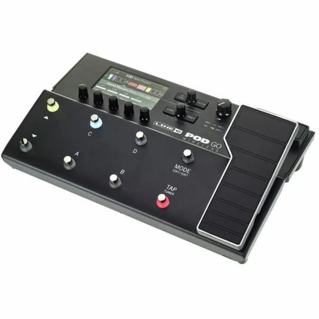 Las 10 mejores pedaleras multiefectos para guitarra 11 Line6 Pod GO Wireless