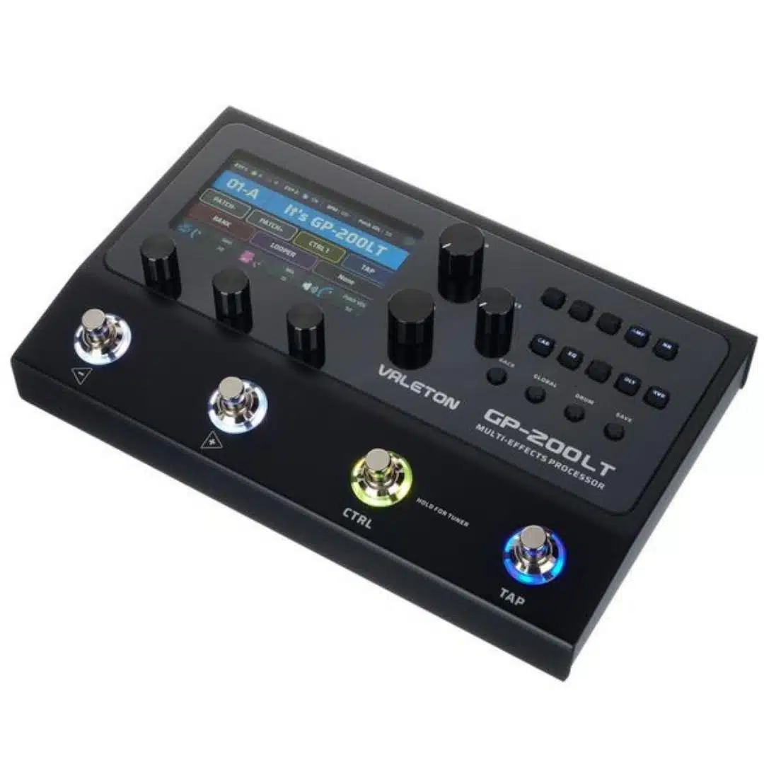 Las 10 mejores pedaleras multiefectos para guitarra 8 Valeton GP-200LT