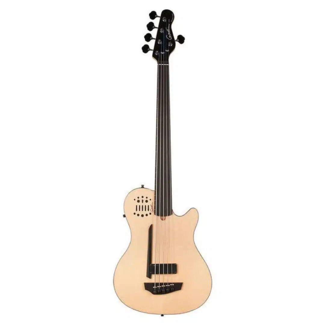 Los 10 Mejores Bajos Fretless 14 Godin A5 Bass Ultra Fretless Natural