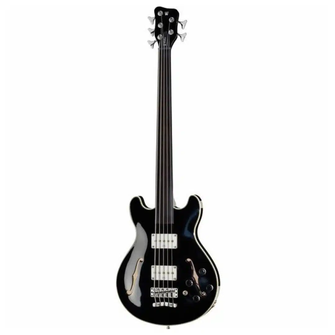 Los 10 Mejores Bajos Fretless 11 Warwick RB StarBass5 Black HP fretless