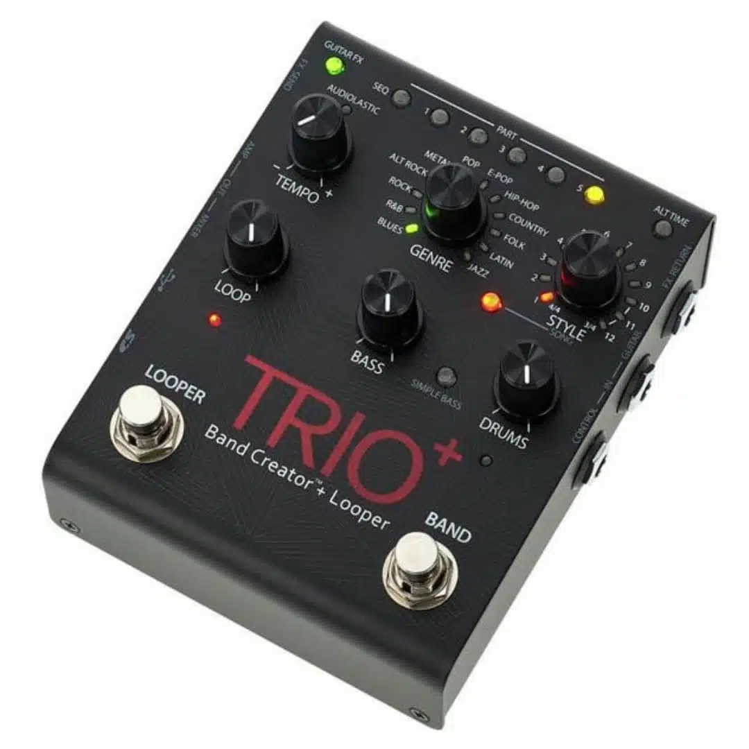 Los 7 Mejores Stompbox para Guitarra 9 Digitech Trio+ Band Creator