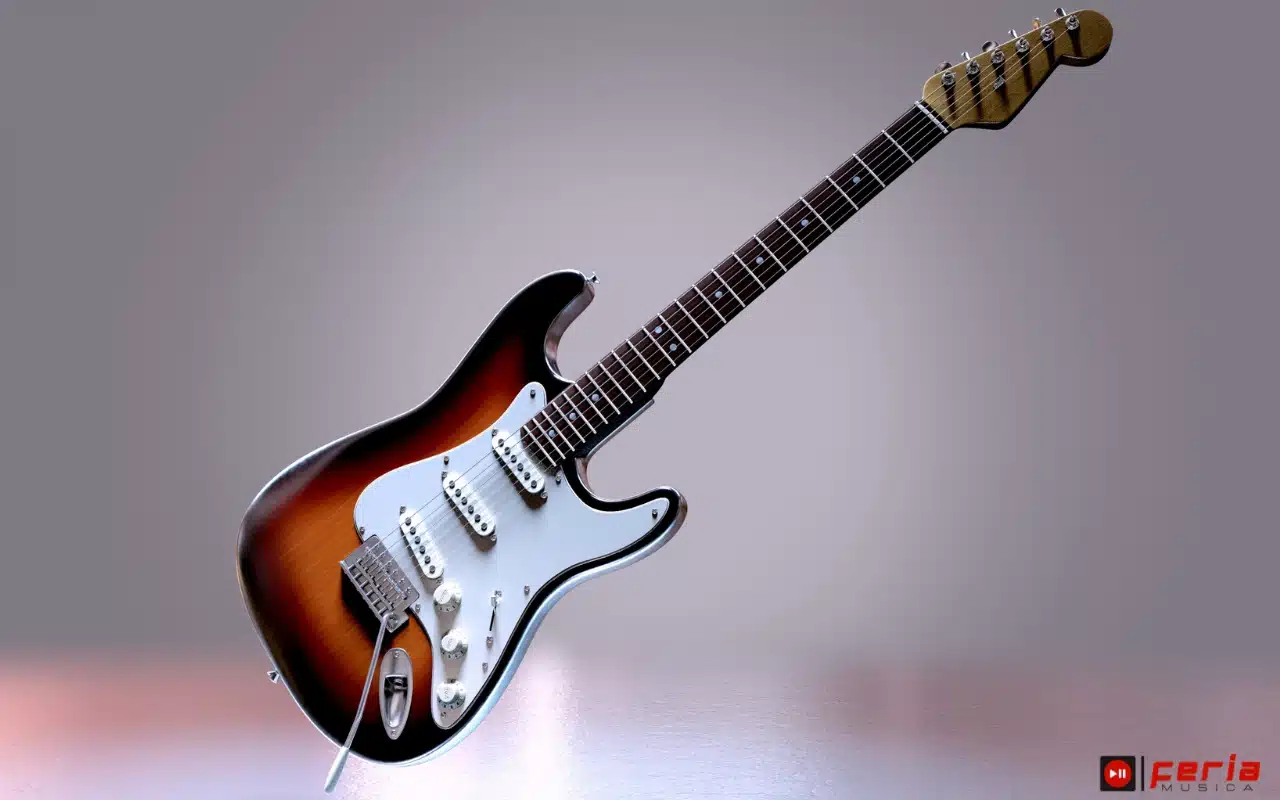 funciona una guitarra eléctrica