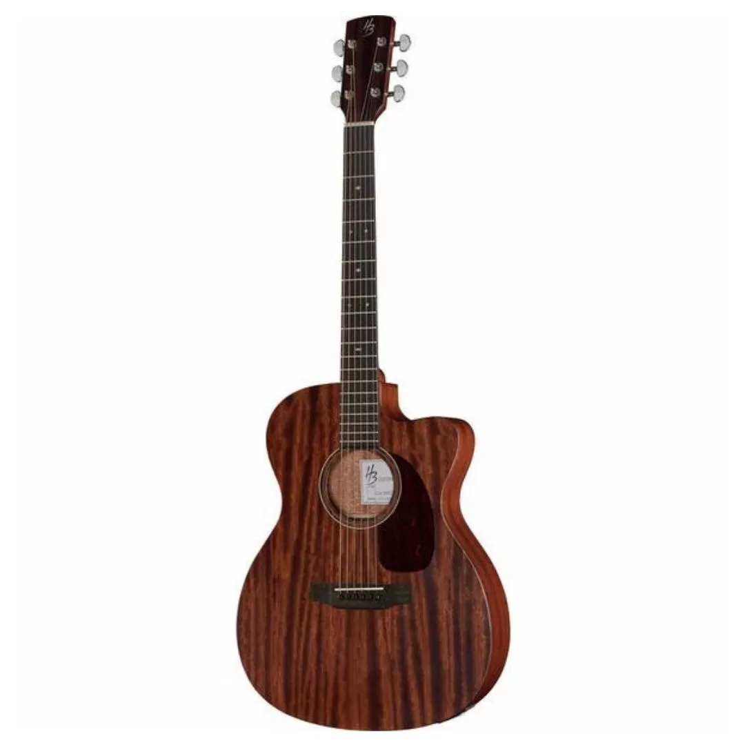 Las 10 Mejores Guitarras Electroacústicas 7 Harley Benton Custom Line CLA-15MCE NS