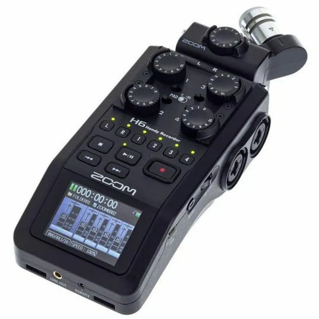 Les 10Â meilleurs enregistreurs Zoom 11 Le Zoom H6 Black