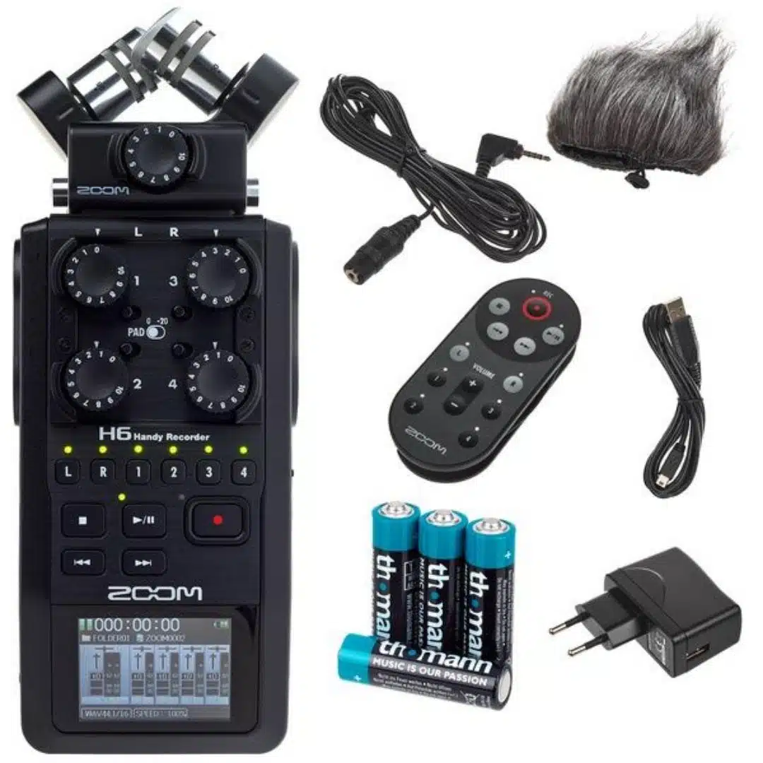Les 10Â meilleurs enregistreurs Zoom 13 Zoom H6 APH Bundle