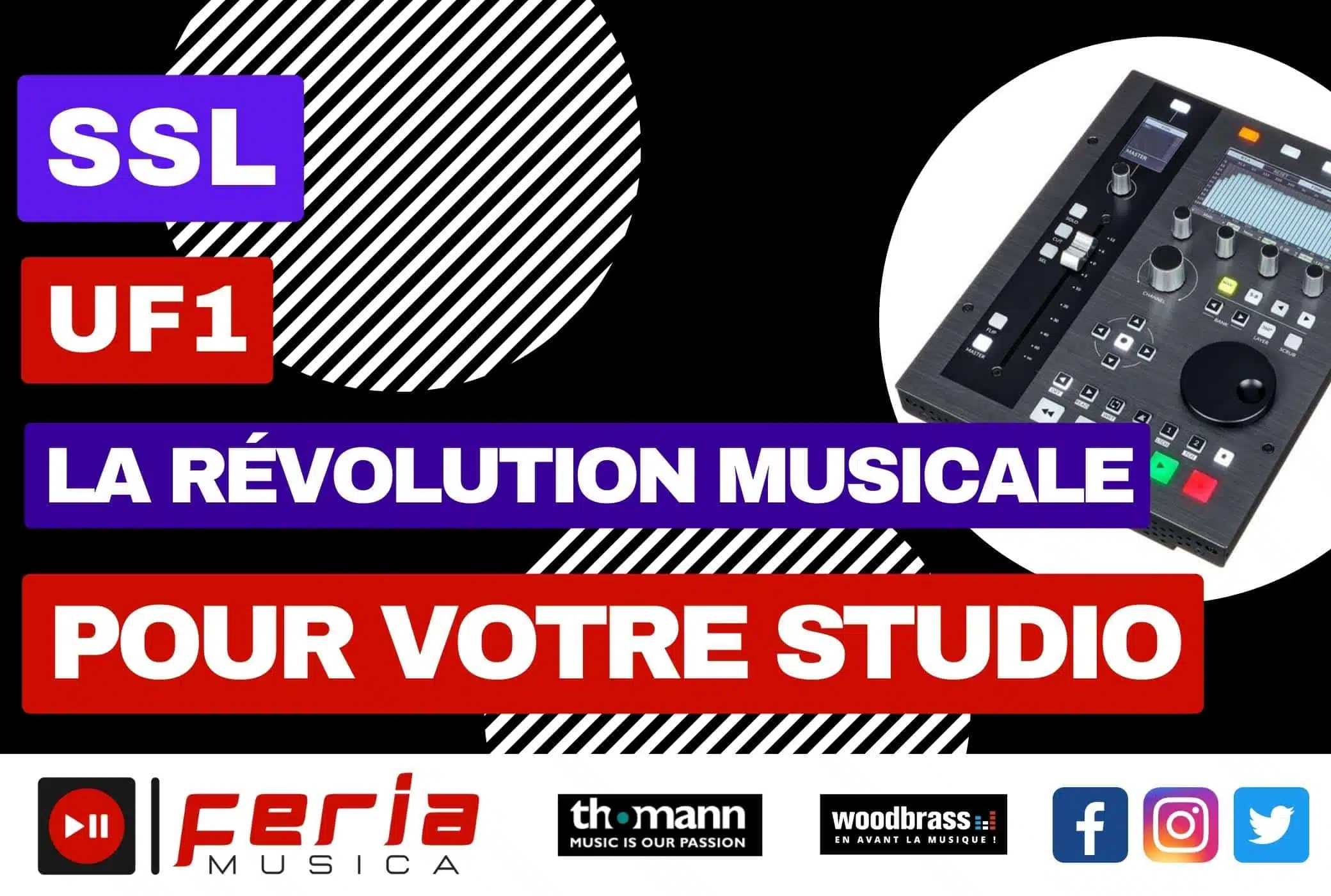 SSL UF1 : Le Contrôleur DAW USB qui va révolutionner votre studio !