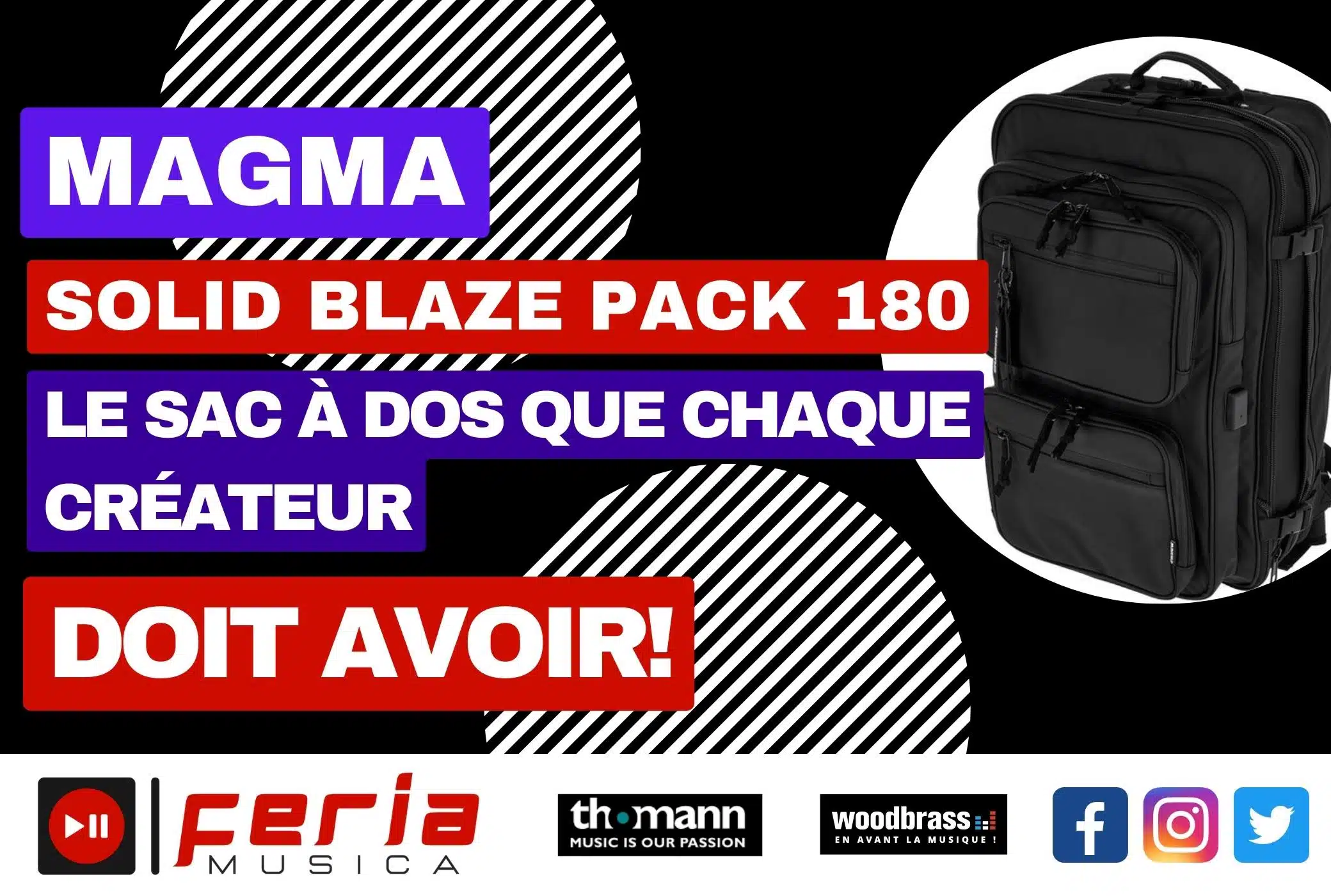 Le Magma Solid Blaze Pack 180: Le Sac à Dos Que Chaque Créateur Doit Avoir – Voici Pourquoi!