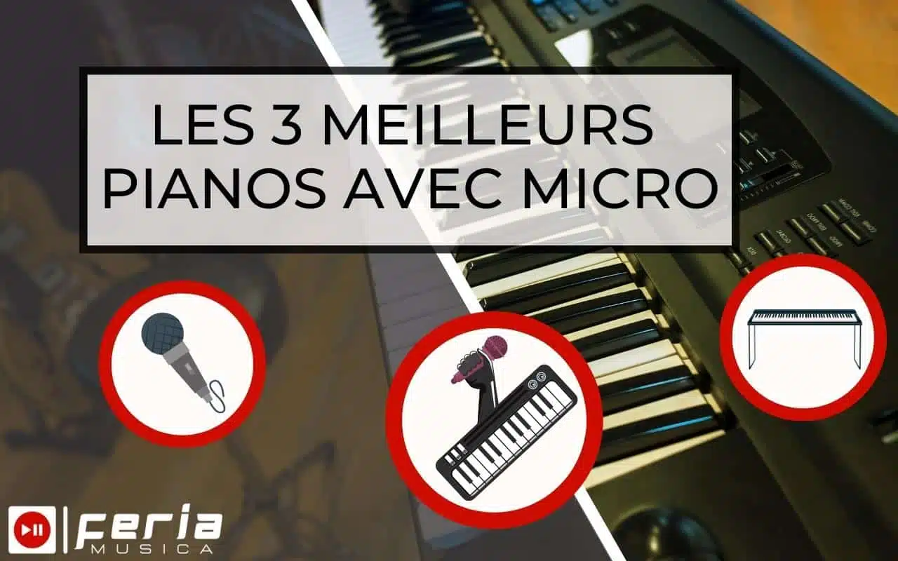 Meilleurs pianos avec micro