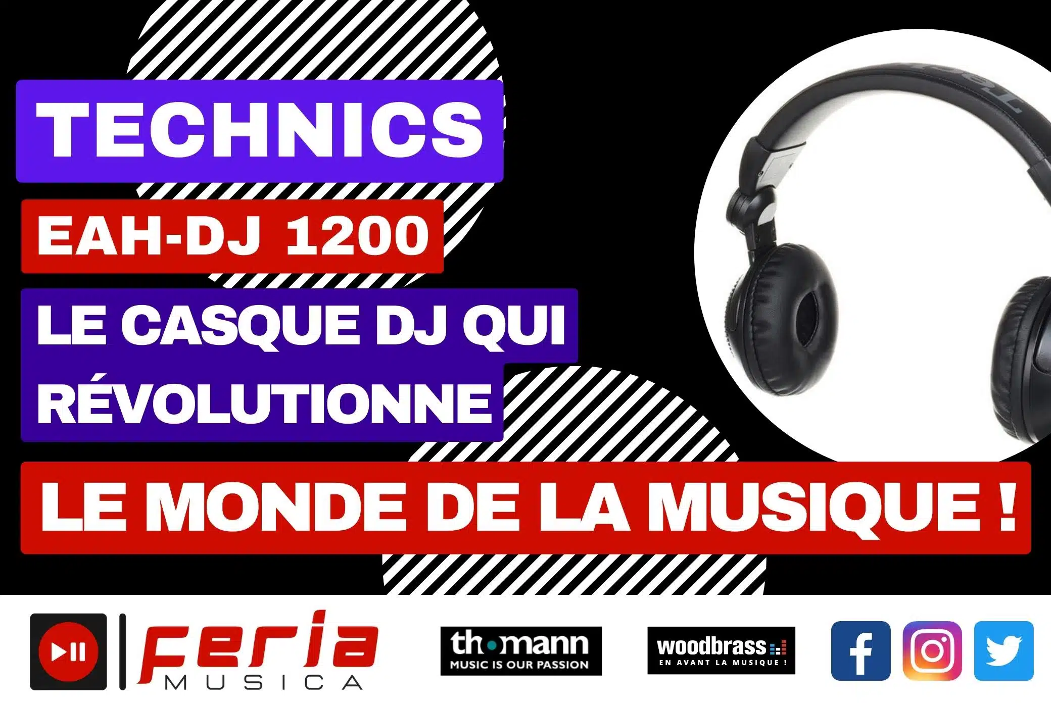 Technics EAH-DJ 1200 : Le casque DJ qui révolutionne le monde de la musique !