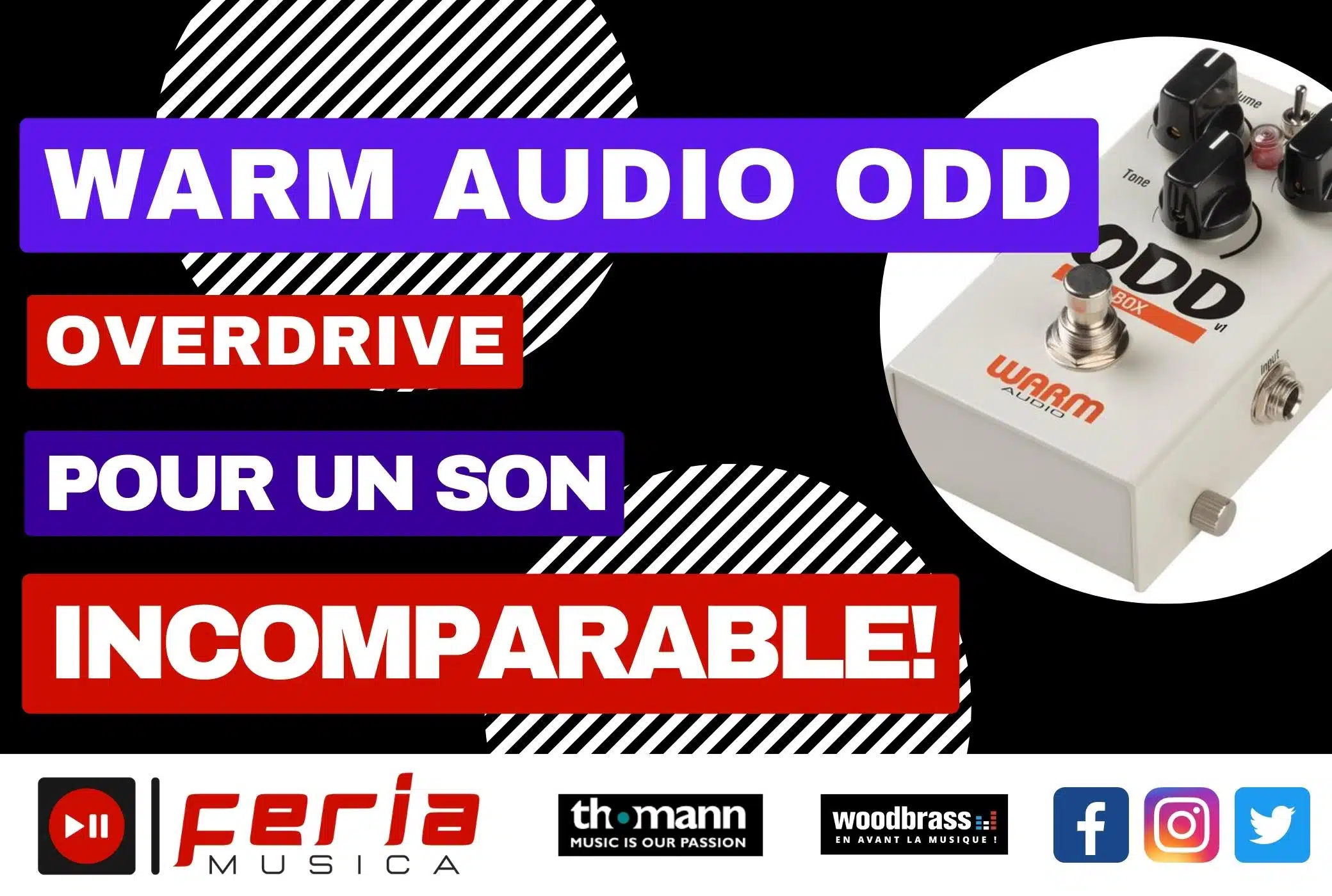 Découvrez la Warm Audio ODD Overdrive: Un voyage nostalgique à travers le temps pour un son incomparable!