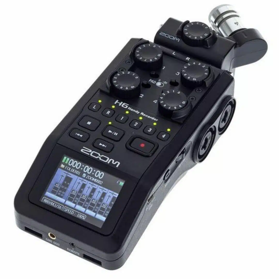 Las 10 Mejores Grabadoras Digitales 13 Zoom H6 Black