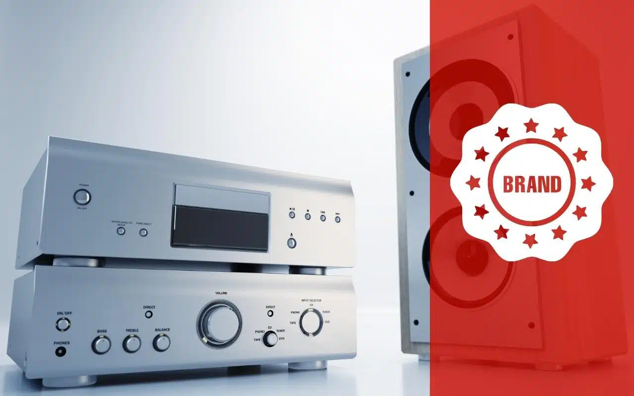 marque de la chaîne hifi puissante