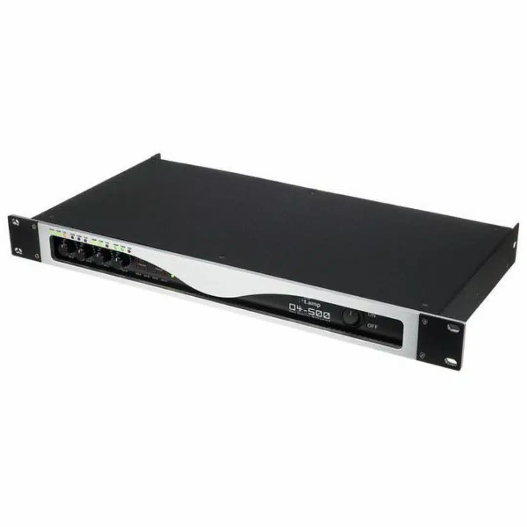 the t.amp D4-500 – amplificateur numérique quatre canaux