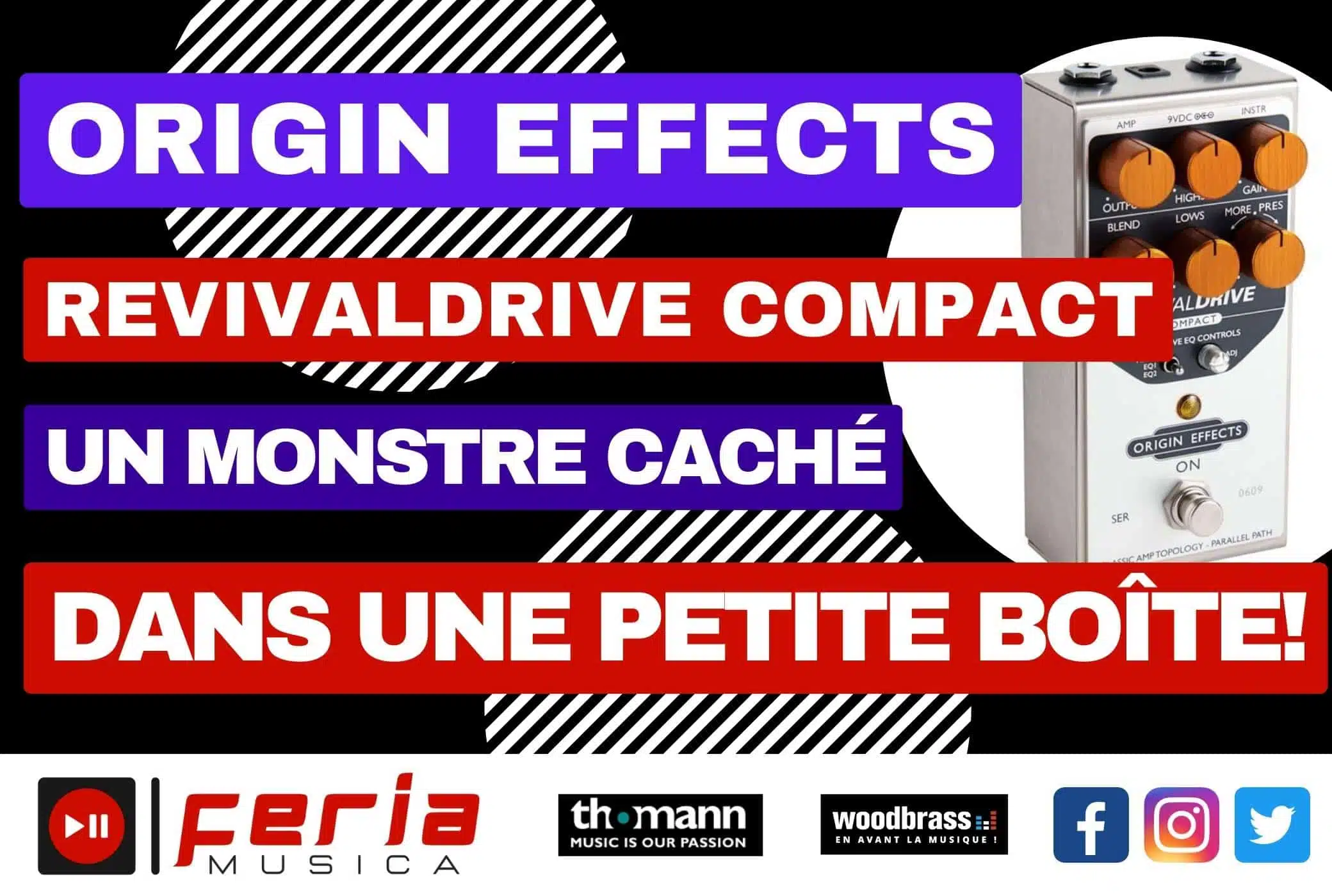 Revolutionnez Votre Son avec le Origin Effects RevivalDrive Compact : Un Monstre Caché dans une Petite Boîte!