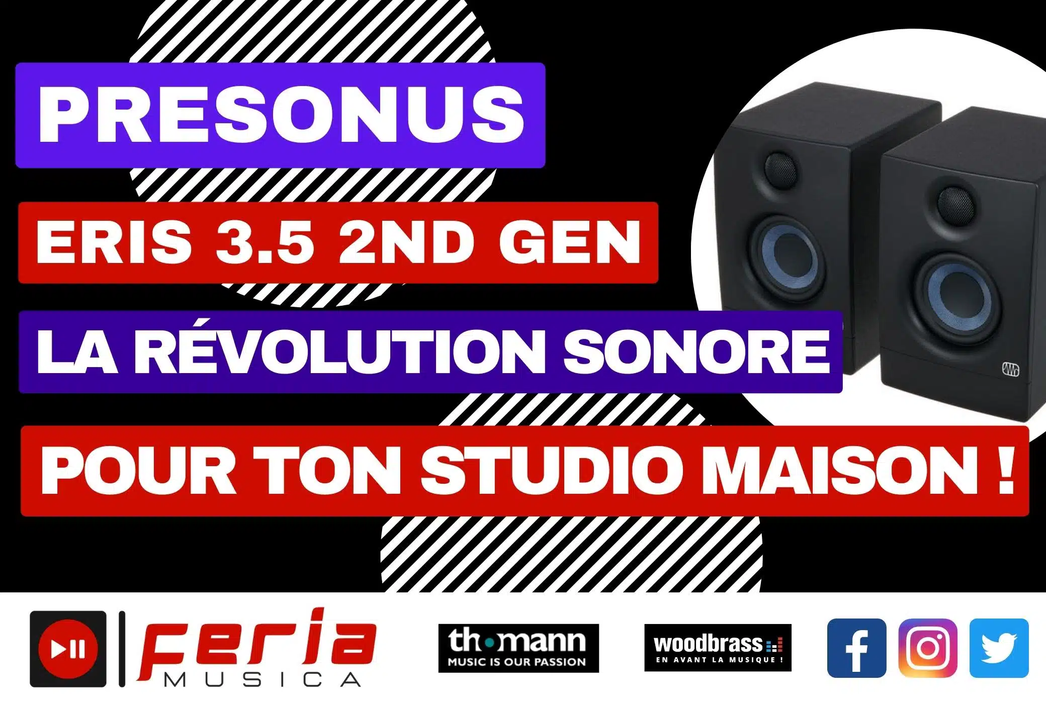 Presonus Eris 3.5 2nd Gen : La Révolution Sonore Pour Ton Studio Maison !