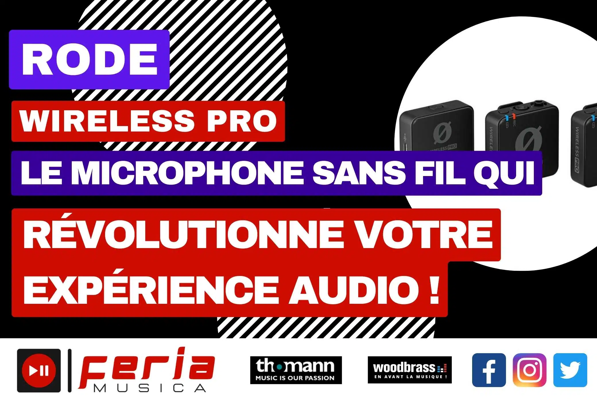Découvrez le Rode Wireless PRO : Le Microphone Sans Fil qui Révolutionne Votre Expérience Audio !