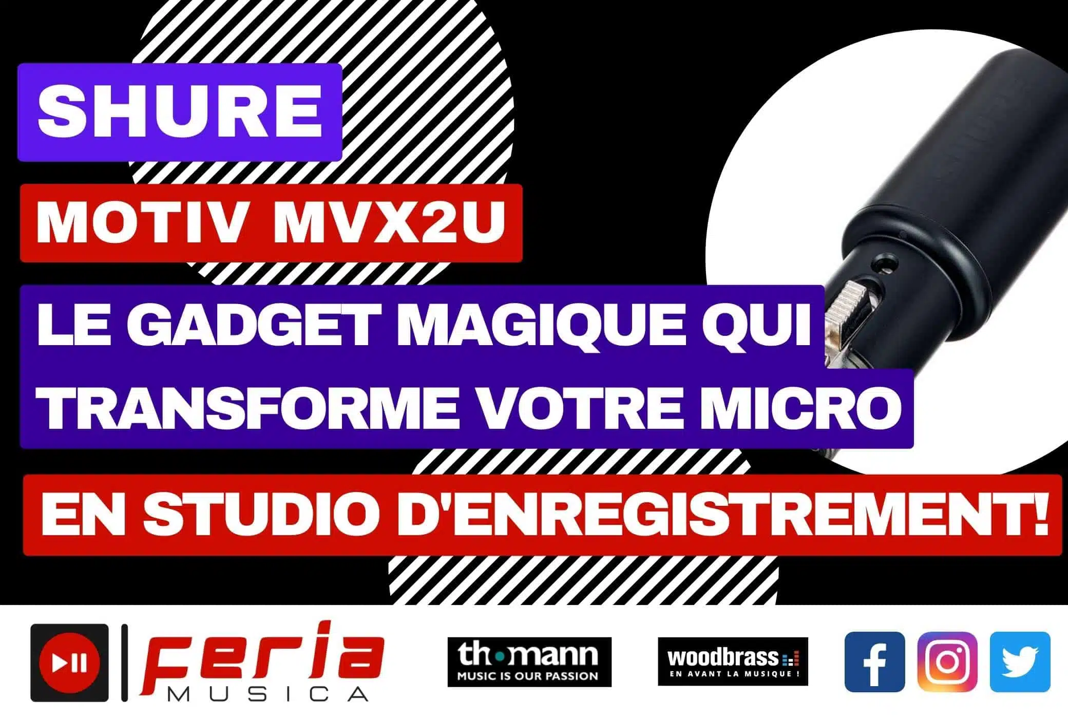 Le Shure Motiv MVX2U : Le Gadget Magique Qui Transforme Votre Micro en Studio d’Enregistrement !