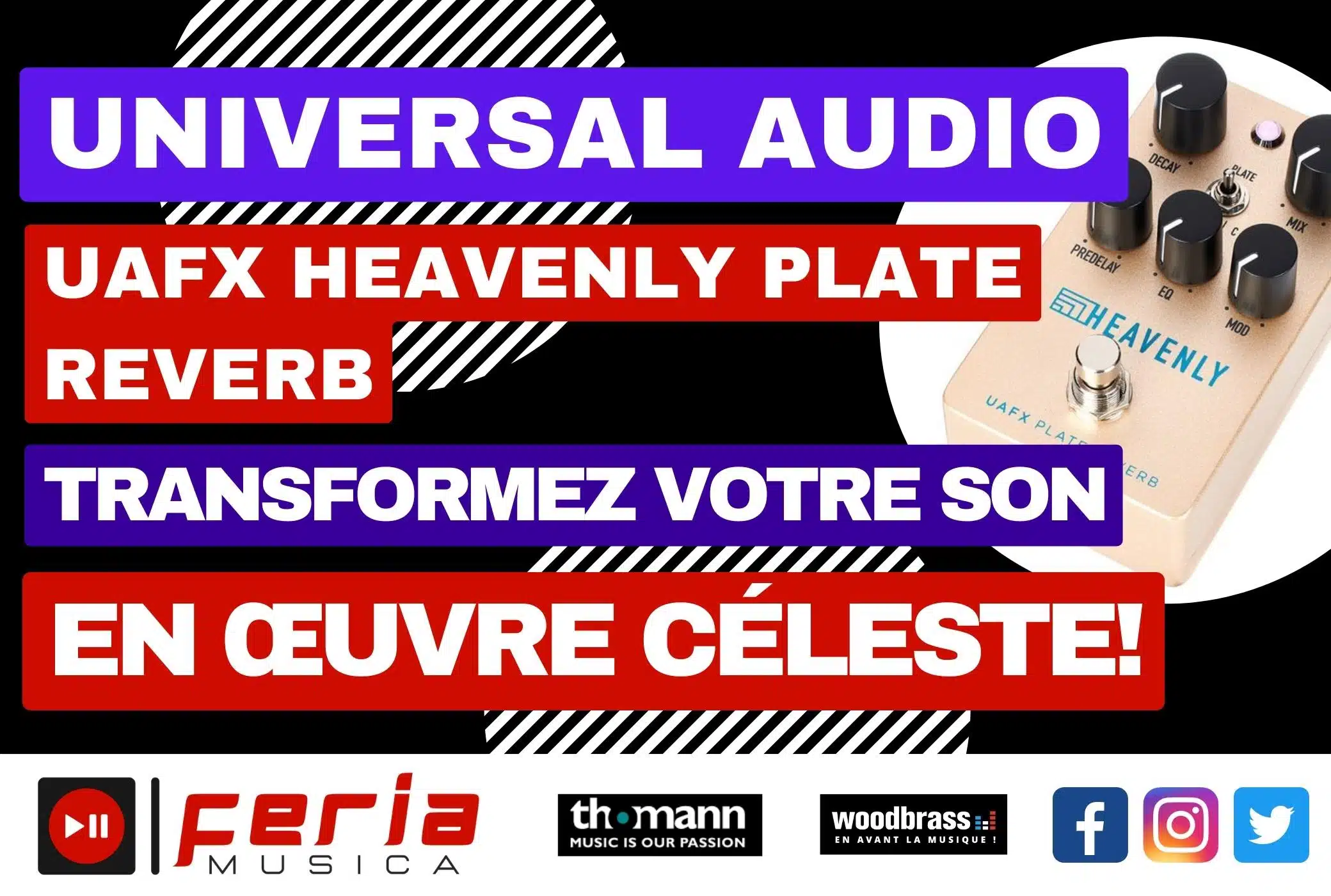 Transformez Votre Son en Œuvre Céleste avec la UAFX Heavenly Plate Reverb !