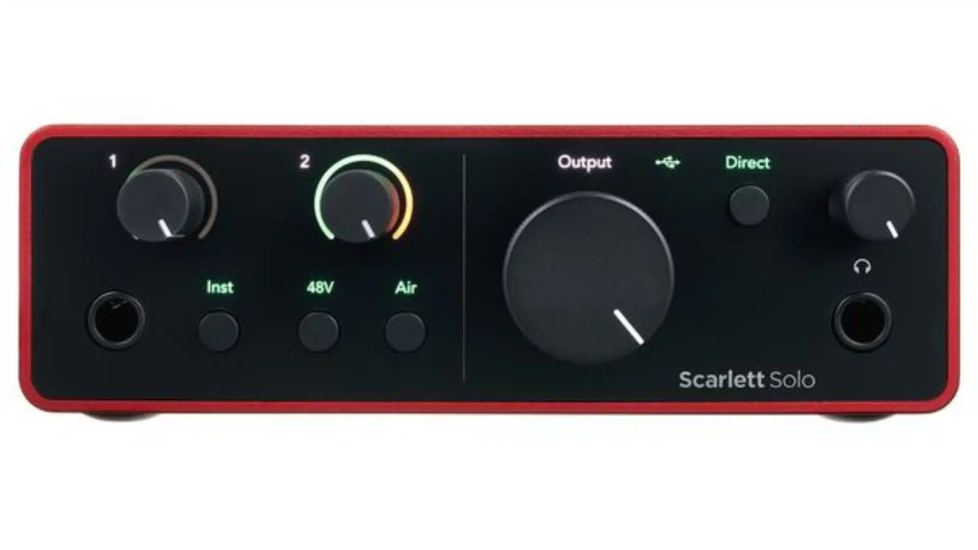 Focusrite Scarlett Solo 4th Gen : La révolution musicale que vous attendiez ! 1 Focusrite Scarlett Solo 4th Gen devant