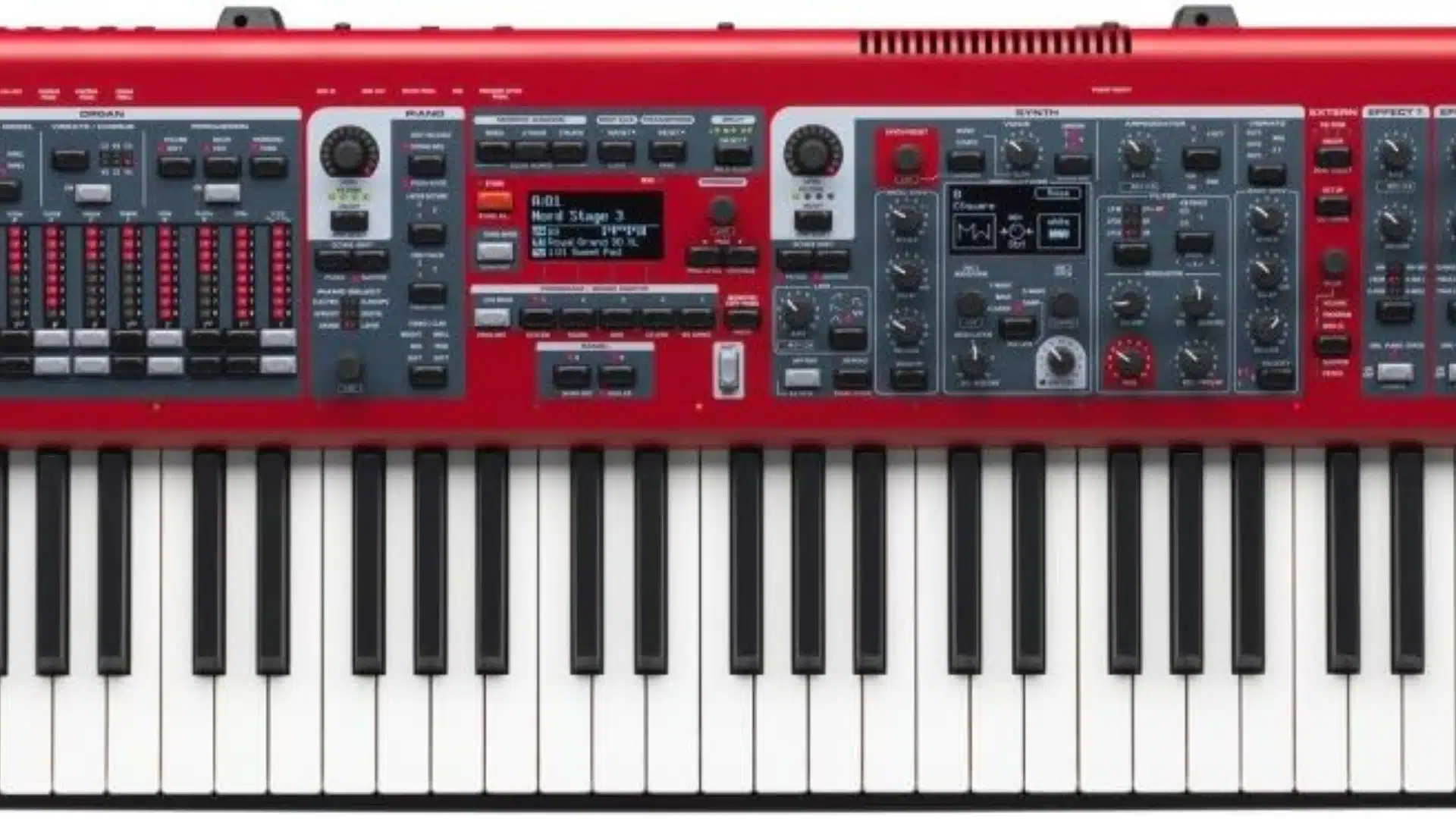 Nord Stage 3 HP 4 Nord Stage 3 HP Vue den haut