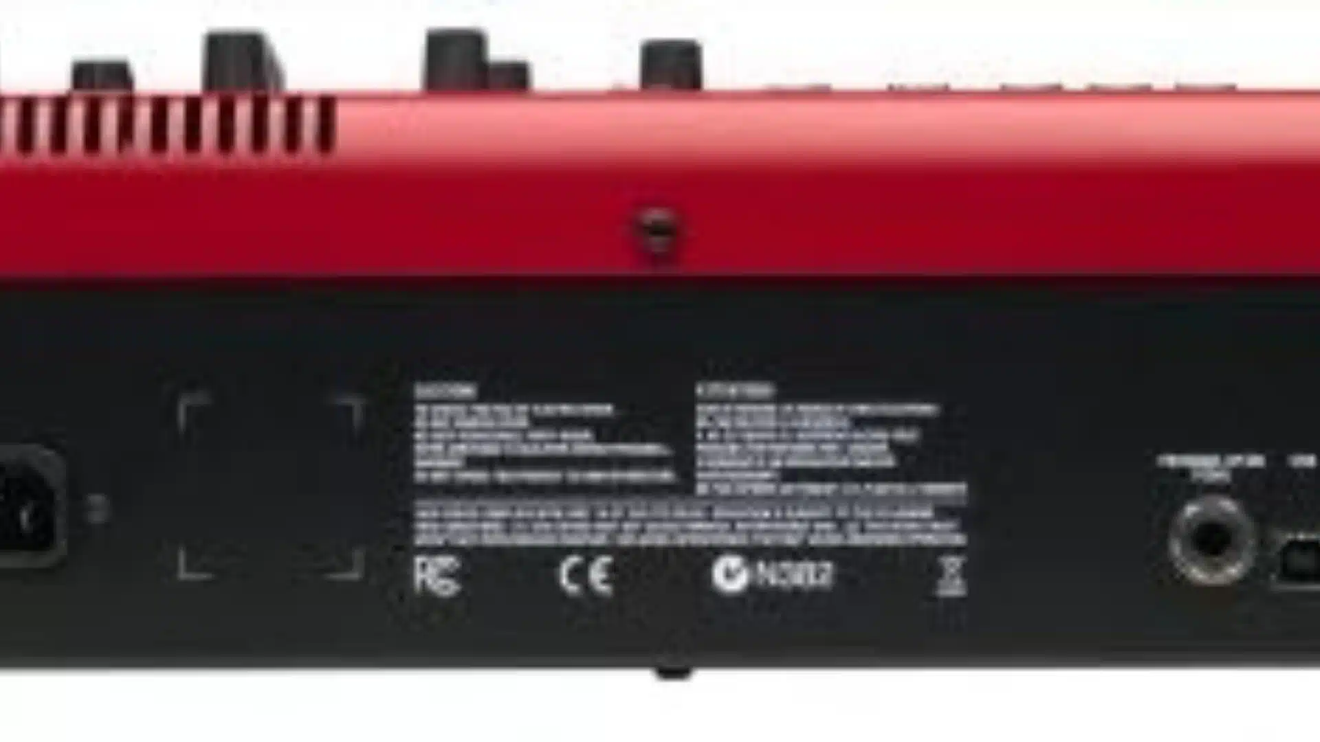 Nord Stage 3 HP 7 Nord Stage 3 HP vue de derriere