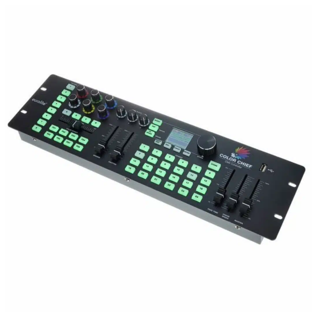 Los 10 Mejores Controladores DMX 7 Eurolite DMX LED Color Chief Controller