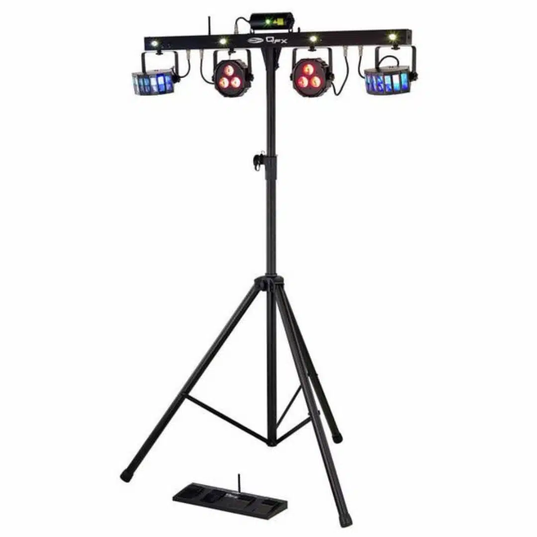 Las 10 Mejores Iluminaciones de Escenario 14 Showtec QFX Multi FX Compact Light Set