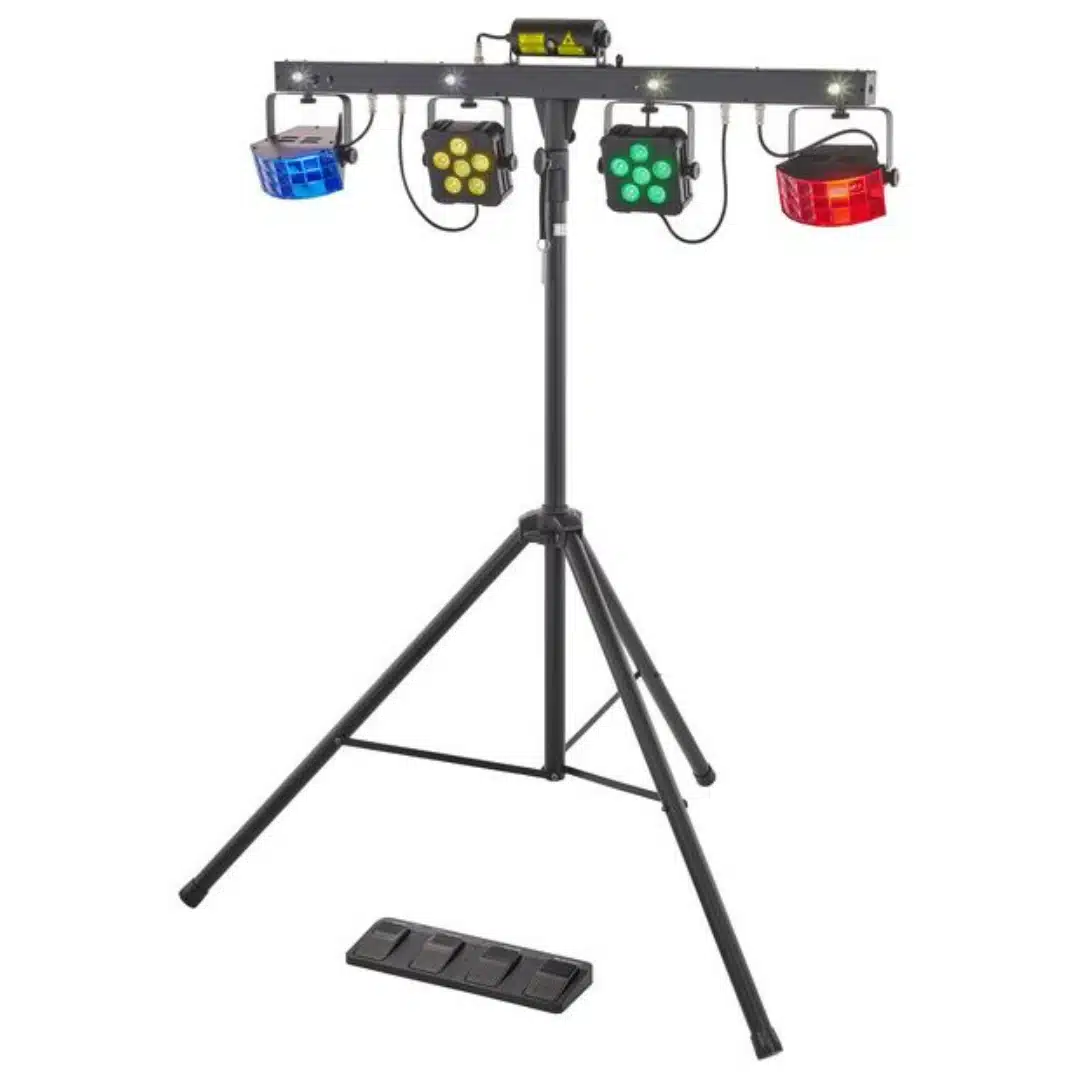 Las 10 Mejores Iluminaciones de Escenario 10 Stairville LED BossFx-1 Pro Bundle Comple