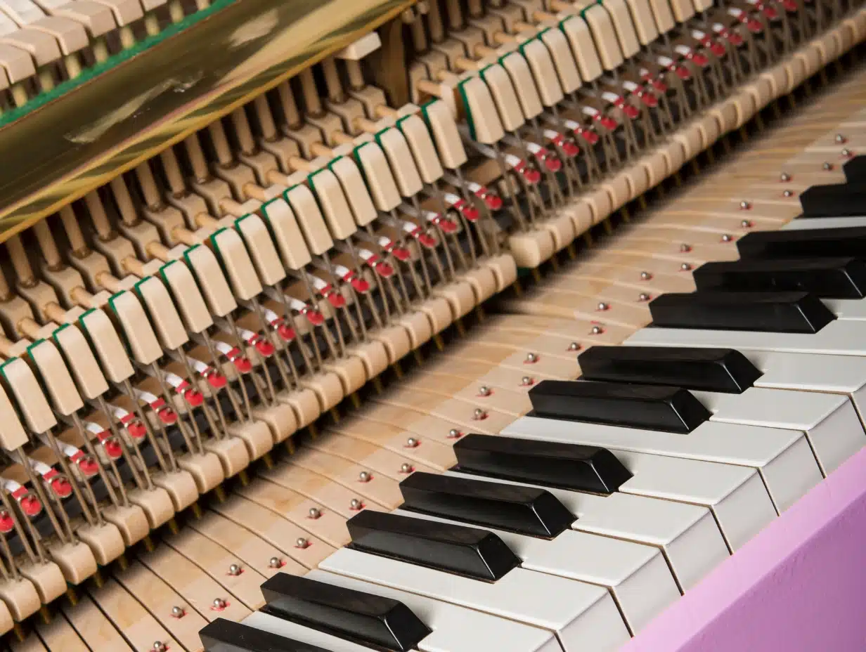 impact du matériau de fabrication sur le son d'un piano