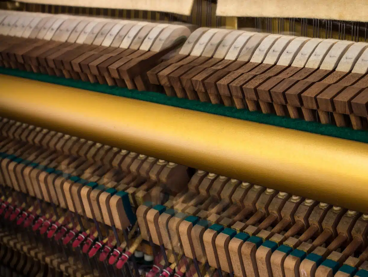 importance du feutre dans la fabrication des marteaux de piano